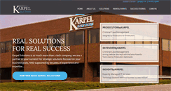 Desktop Screenshot of karpel.com
